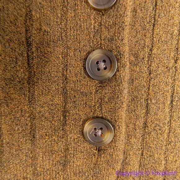 NEW Madewell Bowden Henley Sweater in Coziest Yarn,‎ brown, women's plus size 4X - Picture 16 of 16